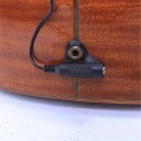 Kontaktmikrofon für Gitarre Tonabnehmer mit Clip Universeller Piezo-Tonabnehmer für akustische Gitarre Ukulele Geige oder Schlaginstrumente 3