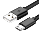 Κοντός γρήγορος φορτιστής καλωδίου USB A σε Micro USB 30 εκ. 2.4A μεταφορά δεδομένων 480 Mbps συγχρονισμός και φόρτιση συσκευών με υποδοχή micro USB 2