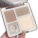 Konturpalette Bronzer og highlighter Kosmetisk sæt til konturering af ansigtet Fremhævelse af kindben og modellering af huden 2