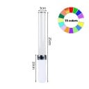 Konzert leuchtender Handlightstick mit wechselnden Farben, Länge des Stocks 25 cm, aus Kunststoff, betrieben mit 3 AAA-Batterien für Konzerte, Partys 4