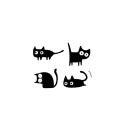 Kooky Cat Temporary Tattoo Waterproof Semi-Permanent Tattoo Sticker Lasts Up to 15 Days Modern Tattoo Technology 1
