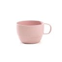 Kop til te og kaffe med håndtag Volumen ca. 250 ml Materiale af halm og plast Fint prikket overflade Bred form Størrelse 7 x 9,5 cm 2