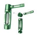 Koppar aluminium glas vattenpipa 6″ med filtreringsfunktion glas skål och stjälk för renare smak av rökning 9