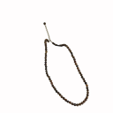 Korálkový náhrdelník z veľkých guľôčok 8 mm, pravidelne navlečené korálky, výrazný minimalistický šperk s elegantným vzhľadom 4