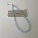 Korálkový náhrdelník z veľkých guľôčok 8 mm, pravidelne navlečené korálky, výrazný minimalistický šperk s elegantným vzhľadom 6
