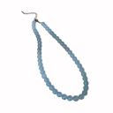 Korálkový náhrdelník z velkých kuliček 8 mm, pravidelně navlečené korálky, výrazný minimalistický šperk s elegantním vzhledem 3