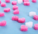 Koristeelliset vaahtomuovisydämet 50 kpl 5