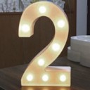 Koristeelliset valaisevat numerot 2