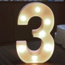 Koristeelliset valaisevat numerot 3