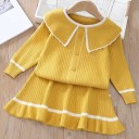 Κοριτσίστικο πουλόβερ και φούστα L1216 2