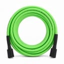 Korkeapaineletku painepesureille 10 m M22 14 ja 15 mm 200 bar Pehmeä PVC Messinkiliittimellä Vihreä Autopesuun 4