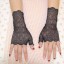 Koronkowe rękawiczki damskie bez palców J1117 7