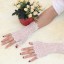 Koronkowe rękawiczki damskie bez palców J1117 2