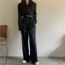Kort blazer og bukser til kvinder A3069 5