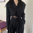 Kort blazer og bukser til kvinder A3069 3