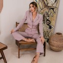 Kort blazer og bukser til kvinder B1282 4