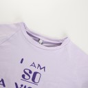 Kort dame t-shirt lilla 4