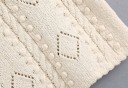 Kort dametrøje med broderi 5
