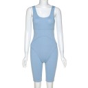 Kort fitnessjumpsuit til kvinder 1