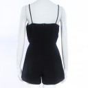 Kort jumpsuit för kvinnor, svart 3