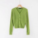 Kort strikket sweater til kvinder G223 9