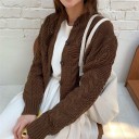 Kort strikket sweater til kvinder G336 2