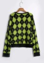Kort sweater med knapper til kvinder A2953 2
