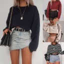 Kort sweatshirt til kvinder A223 1
