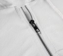 Kort sweatshirt til kvinder, hvid 5
