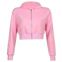 Kort sweatshirt til kvinder P1993 4