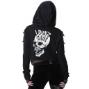 Kort sweatshirt til kvinder 5