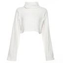 Kort turtleneck-trøje til kvinder G275 3