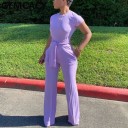 Kortærmet damejumpsuit B838 1