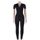 Kortærmet sportsjumpsuit til kvinder 3