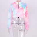 Korte, donzige sweater voor dames 2