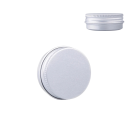Kosmetická plnitelná dóza 5 ks 30 ml Hliníková hladká šroubovací nádobka stříbrná 47 × 24 mm Obal na krém balzám mast kosmetiku 1