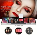 Kosmetikset 177 Farben Lidschatten Rouge Lipgloss Concealer Komplettes Make-up Set mit Spiegel in Geschenkverpackung 2