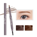 Kosmetischer Augenbrauenstift Wasserfester doppelköpfiger Augenbrauen-Make-up-Stift mit Pinsel Präzises Formen Hält den ganzen Tag Weiche Textur 6