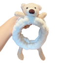 Kosmetisk pandebånd med bamse 5
