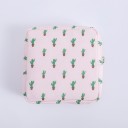 Kosmetyczka podróżna na artykuły higieniczne Etui na podpaski i drobną kosmetykę Zamek błyskawiczny Bawełna Wymiary 13 x 13 x 3 cm 5