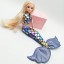 Kostým pre bábiky morská panna 7