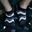 Kotníkové prstové ponožky se vzorem 2
