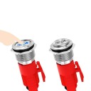 Κουμπί κόρνας 12V 20A, ανθεκτικός μεταλλικός διακόπτης 16MM με μπλε LED φωτισμό, μέταλλο και πλαστικό 5