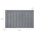 Koupelnová protiskluzová předložka 59×39×1 cm tmavě šedá design kamene materiál křemelina a PVC nosnost 113 kg do sprchového koutu 3