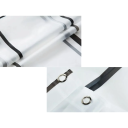 Κουρτίνα ντους για μπάνιο 120x200 εκ. Αδιάβροχη διαχωριστική κουρτίνα Γεωμετρικό σχέδιο Προστασία κατά των μούχλας Πλαστικοί κρίκοι Ελαστικό υλικό 4