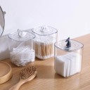 Κουτί για βαμβακερά ραβδιά και ταμπόν με φιγούρα ζώου στο καπάκι Διαφανής δοχείο από ακρυλικό και πλαστικό Διαστάσεις 13 x 9 εκ. Για το μπάνιο 7