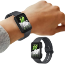 Kova suojakuori Samsung Galaxy Fit 3:lle Suojakotelo karkaistulla lasilla 360° näyttö- ja kehys suoja iskunkestävä kuori 4