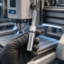 Kovalevytkivä jyrsintä 6 x 22 mm Kolmiteräinen TCT Varsi 12,7 mm 1/2 tuumaa Suora CNC-jyrsintä Hopea-valkoinen Puu ja lastulevy 5