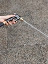 Kovinen puutarhan suihkupistooli letkulle 14x9cm säädettävä ruisku messinkisuutin korkeapaineinen virta kasteluun auton pesemiseen 5
