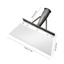 Kovová lopata na plevel 30x10 cm Manganová ocel Multifunkční zahradní lopata 2